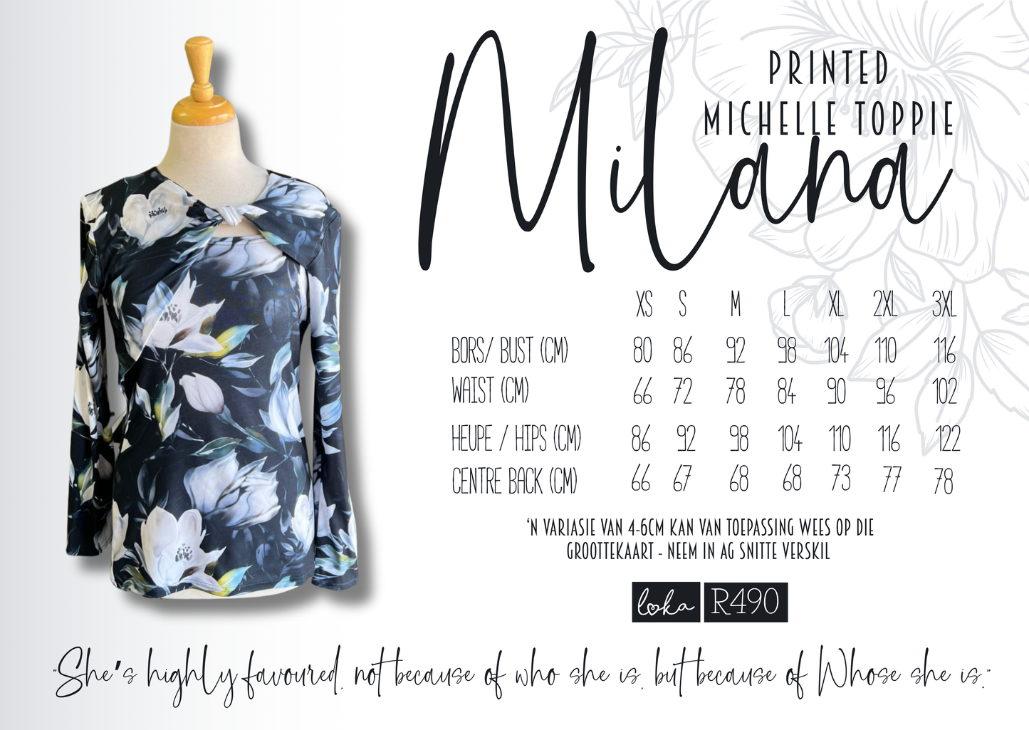 Milana Michelle Top Printed