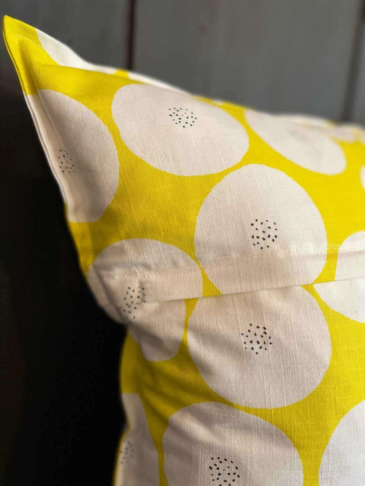 Yellow Poppy Scatter Cushion Cover