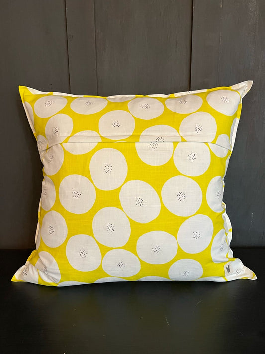 Yellow Poppy Scatter Cushion Cover