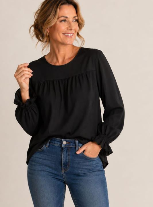 Ziro Blouse Midnight Ease