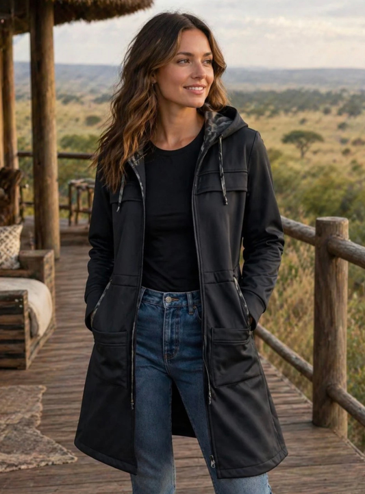 Amira Hoodie Soft Shell Midnight
