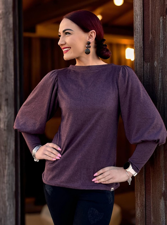 Plum Suze Top