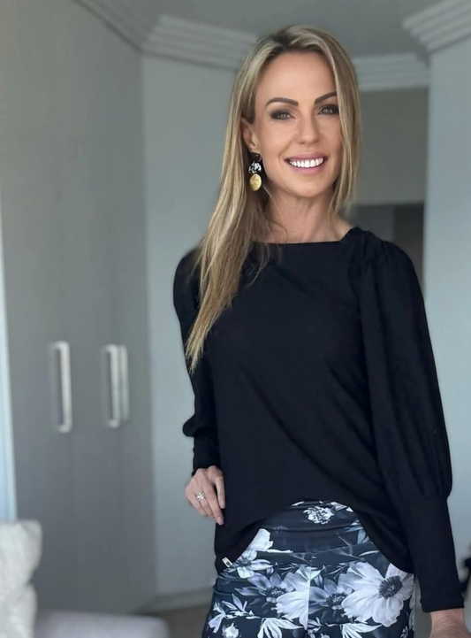 Milana Black Suze Top