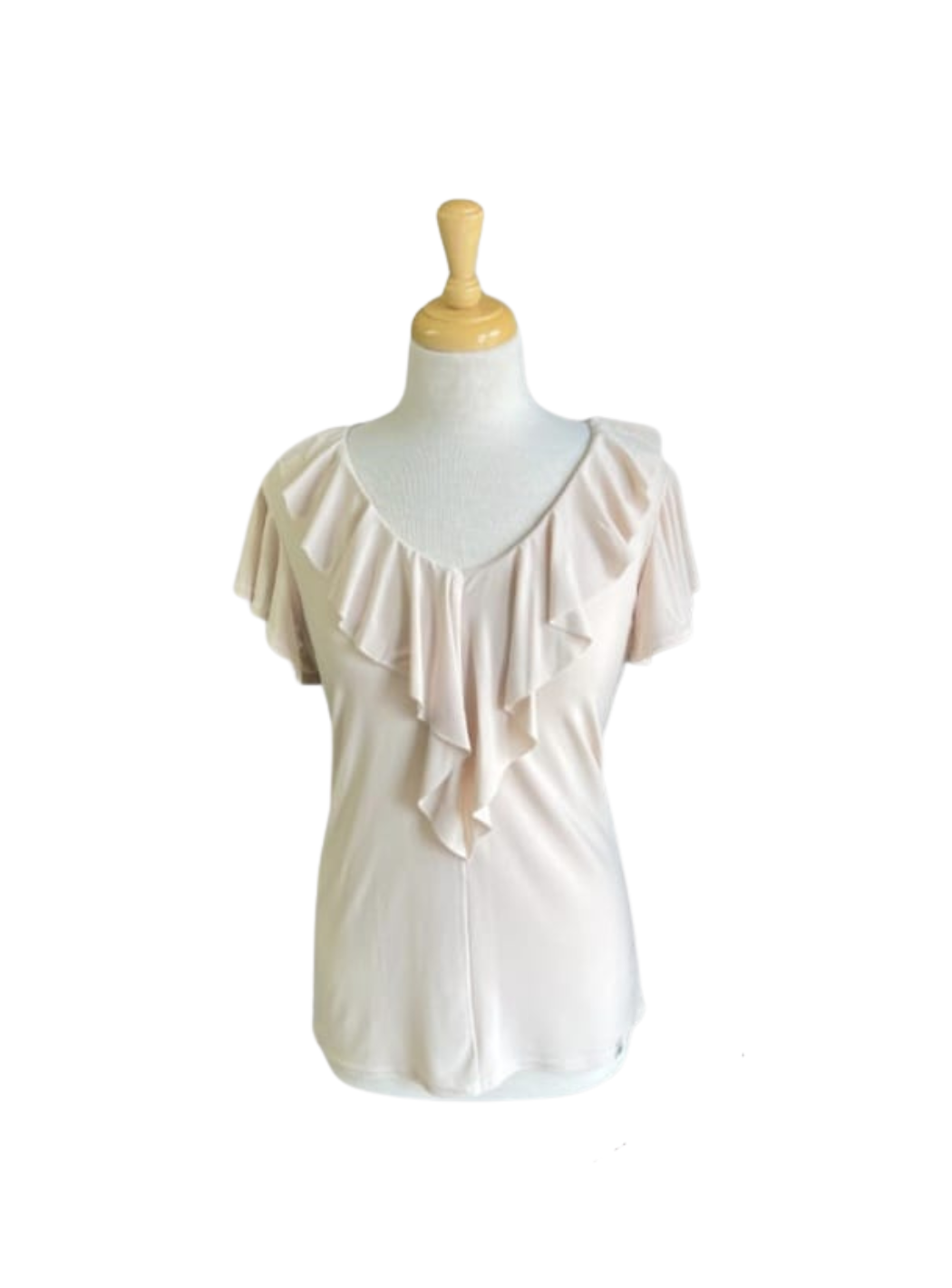 Avril top Cream (with sleeve)